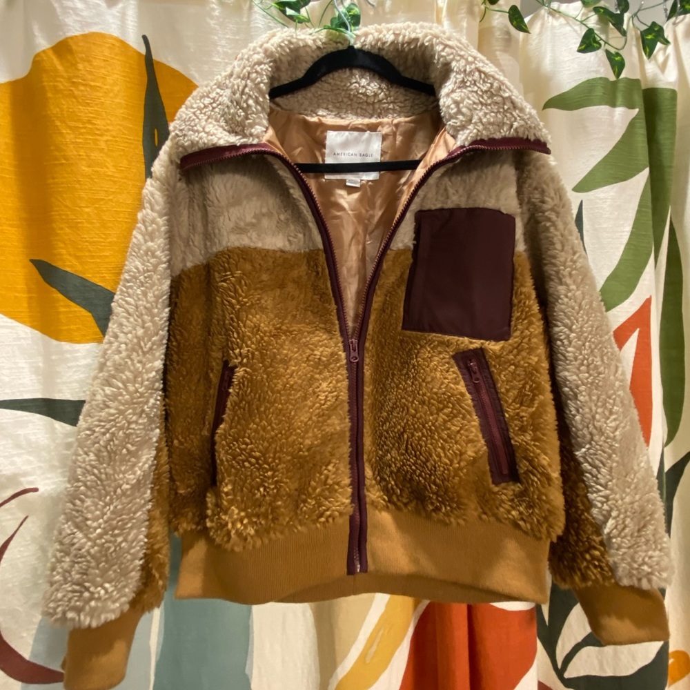 American Eagle Teddy Jacket